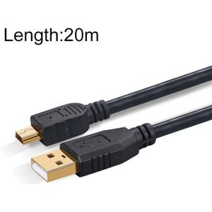 20M Mini 5-PIN naar USB 2.0 Camera-uitbreidingsgegevenskabel