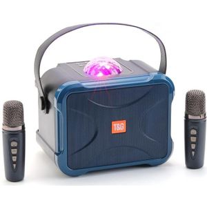 T&G TG543 Kleurrijke geïntegreerde draagbare karaoke draadloze Bluetooth-luidspreker
