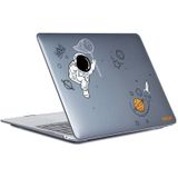 Voor MacBook Pro 13.3 A1708 ENKAY Hat-Prince 3 in 1 Spaceman Pattern Laotop Beschermende Crystal Case met TPU Keyboard Film/Anti-stof Pluggen  Versie: US (Spaceman No.2)