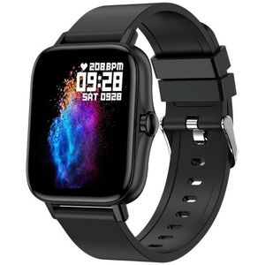 T42 1.7 inch Color Screen Smart Watch  IP67 Waterproof  Support Bluetooth Call/Heart Rate Monitoring/Blood Pressure Monitoring/Blood Oxygen Monitoring/Sleep Monitoring(Black)