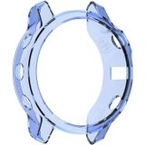 For Garmin Fenix 6S / 6S Pro Smart Watch Half Coverage TPU Protective Case(Transparent Blue)