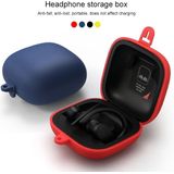 Solid Color Silicone Wireless Bluetooth Earphone Protective Case for Beats Powerbeats Pro (Purple)