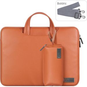 Waterdichte PU-laptoptas binnentas met Power Pack  maat: 13 / 14 inch