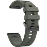 Voor Garmin Epix 22mm siliconen horlogeband (Amy Green)