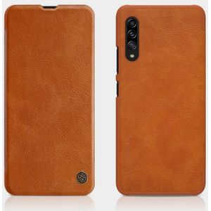 For Galaxy A90 5G NILLKIN QIN Series Crazy Horse Texture Horizontal Flip Leather Case  with Card Slot(Brown)