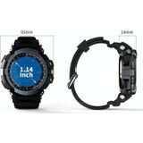 Lokmat MK28 1.4 inch FSTN Screen IP68 Waterproof Smart Watch  Support Information Reminder / Remote Camera / Sport Record(Black)
