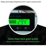 H5 12V-48V Lead-acid Battery Voltage Tester Percentage Voltmeter Gauge Lithium Battery Status Monitor(White Light)