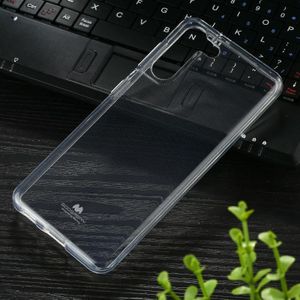 For Samsung Galaxy S21 5G GOOSPERY JELLY Full Coverage Soft Case(Transparent)