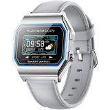 KW18 IP67 0.96 inch lederen horlogeband kleurenscherm Smart horloge