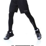 SIGETU Men Elastic Quick-drying Sports Leggings (Color:Black Size:M)