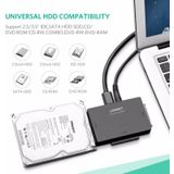 USB 3.0 to SATA / IDE Hard Disk Drive Converter Adapter Cable for 2.5 inch / 3.5 inch SATA IDE HDD  Cable Length: 1m