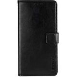 For Motorola Moto E 2020 idewei Crazy Horse Texture Horizontal Flip Leather Case with Holder & Card Slots & Wallet(Black)