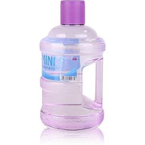 Mini Bucket Cup Portable Leakage Resistant Sports Milk Tea Cup  Capacity: 630ml(Lavender)