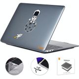 Voor MacBook Air 13.6 A2681 ENKAY Hat-Prince 3 in 1 Spaceman Pattern Laotop Beschermende Crystal Case met TPU Keyboard Film/Anti-stof Pluggen  Versie: US (Spaceman No.4)