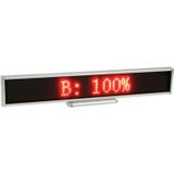 Programmable LED Moving Scrolling Message Display Sign Indoor Board  Display Resolution: 128 x 16 Pixels  Length: 41cm