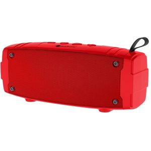 NewRixing NR-3020 Outdoor TWS Wireless Bluetooth Stereo Waterproof Dustproof Shockproof Speaker(Red)