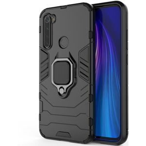 For Xiaomi Redmi Note 8 Panther PC + TPU Shockproof Protective Case(Black)