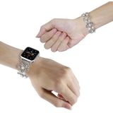 Vierbladige metalen horlogeband voor Apple Watch 6 44 mm