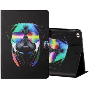Colored Drawing Horizontal Flip Leather Case with Holder & Card Slots & Sleep / Wake-up Function For iPad Mini 5/4/3/2/1(Eye Dog)