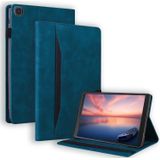 For Samsung Galaxy Tab A 8.0 2019 SM-T290 / SM-T295 Business Shockproof Horizontal Flip Leather Case with Holder & Card Slots & Photo Frame & Pen Slot(Blue)