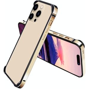 Voor iPhone 14 Pro TPU + aluminium frame telefoonhoes