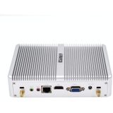 HYSTOU H2 Windows / Linux System Mini PC  Intel Core I5-7267U Dual Core Four Threads up to 3.50GHz  Support mSATA 3.0  8GB RAM DDR3 + 256GB SSD 500GB HDD (White)