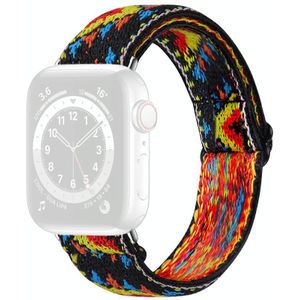Elastic Watch Strap For Apple Watch Series 6 & SE & 5 & 4 44mm / 3 & 2 & 1 42mm(07)