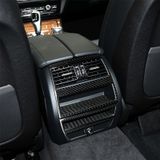 Carbon Fiber Car Rear Air Outlet Frame Decorative Sticker for BMW 5 Series F10 2011-2017