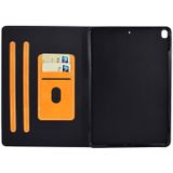 For iPad 10.2 / Air (2019) / Pro 10.5 Cowhide Texture Horizontal Flip Leather Case with Holder & Card Slots & Sleep / Wake-up Function(Khaki)