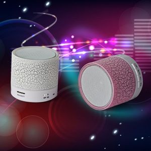 A9 Mini Portable Bluetooth Stereo Speaker  with Built-in MIC & LED  Support Hands-free Calls & TF Card & AUX IN  Bluetooth Distance: 10m(Blue)