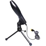 Yanmai Q5 USB 2.0 Game Studio Condenser Sound Recording Microphone with Holder  Compatible with PC and Mac for  Live Broadcast Show  KTV  etc.(Black)