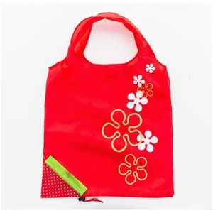 2 PCS Creative Strawberry Shopping Reusable Folding Reusable Grocery Shopping Bag(Red)