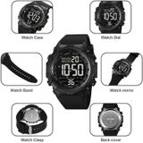 SKMEI 1845 outdoor waterdicht grote wijzerplaat multifunctioneel sport herenhorloge