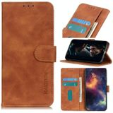 For Samsung Galaxy S30 Plus KHAZNEH Retro Texture PU + TPU Horizontal Flip Leather Case with Holder & Card Slots & Wallet(Brown)