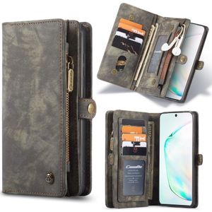 For Galaxy S20 Plus CaseMe Detachable Multifunctional Horizontal Flip Leather Case  with Card Slot & Holder & Zipper Wallet & Photo Frame(Black)