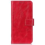 For Samsung Galaxy A02 Retro Crazy Horse Texture Horizontal Flip Leather Case with Holder & Card Slots & Photo Frame & Wallet(Red)
