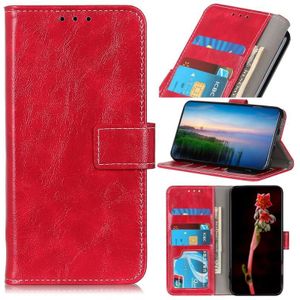 For Samsung Galaxy A02 Retro Crazy Horse Texture Horizontal Flip Leather Case with Holder & Card Slots & Photo Frame & Wallet(Red)