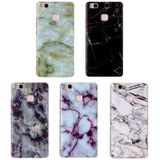 For Huawei P9 Lite Brown Granite Marbling Pattern Soft TPU Protective Back Cover Case