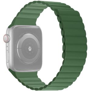 Siliconen magnetische geïntegreerde korte riem horlogeband voor Apple Watch Series 7 41mm / 6 & SE & 5 & 4 40mm / 3 & 2 & 1 38mm
