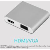 Onten 9167 USB Female to HDMI 1080P / VGA HD Converter for iPhone / Android