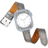 Draai gevlochten lederen horlogeband voor Apple Watch Series 7 41mm / 6 & SE & 5 & 4 40mm / 3 & 2 & 1 38mm