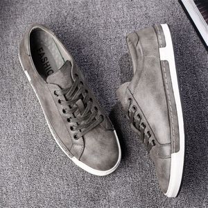 Barokke schoenen casual PU lederen sportschoenen voor mannen  grootte: 44 (grijs)