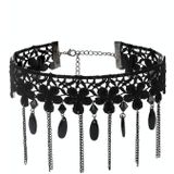 Fringe Kant Gothic Lolita Vintage Ketting  Stijl: 1556