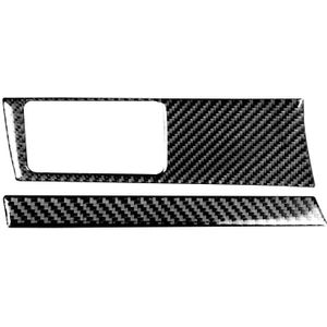 2 in 1 Car Carbon Fiber Headlight Switch Panel Decorative Sticker for Honda Civic 8th Generation 2006-2011  Left Drive