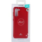 For Samsung Galaxy S21 5G GOOSPERY JELLY Full Coverage Soft Case(Red)