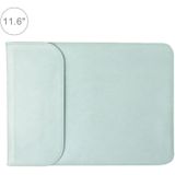 11.6 inch PU + Nylon Laptop Bag Case Sleeve Notebook Carry Bag  For MacBook  Samsung  Xiaomi  Lenovo  Sony  DELL  ASUS  HP(Mint Green)