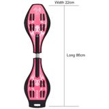 Fashion Vulcan Pattern Two-wheeled Skateboard Luminous Flash Wheel Vitality Board(Pink)