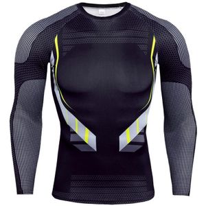 Mens Quick Dry Casual Sweatshirt Slim Round Neck Long Sleeve  Size: S(TC174 Black)