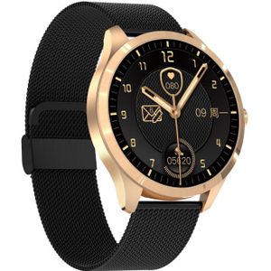 Q9L 1.28 inch IPS Color Screen IP67 Waterproof Smart Watch  Support Blood Pressure Monitoring / Heart Rate Monitoring / Sleep Monitoring(Black Gold)