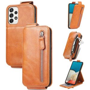 Voor Samsung Galaxy A53 5G Zipper Wallet Vertical Flip Leather Phone Case